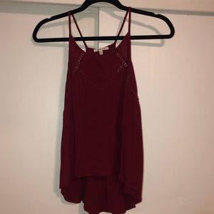 Maroon tank
